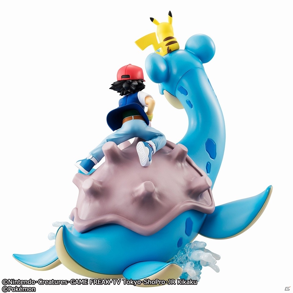 「ポケットモンスター」水上を泳ぐラプラスが立体化！サトシとピカチュウを乗せた作中姿を再現の画像5