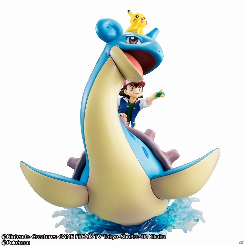 「ポケットモンスター」水上を泳ぐラプラスが立体化！サトシとピカチュウを乗せた作中姿を再現の画像7