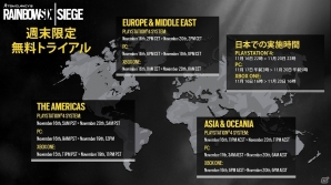PS4/Xbox One/PC「レインボーシックス シージ」週末限定の無料トライアルが実施決定！期間中はダウンロード版を特別価格で購入可能の画像1