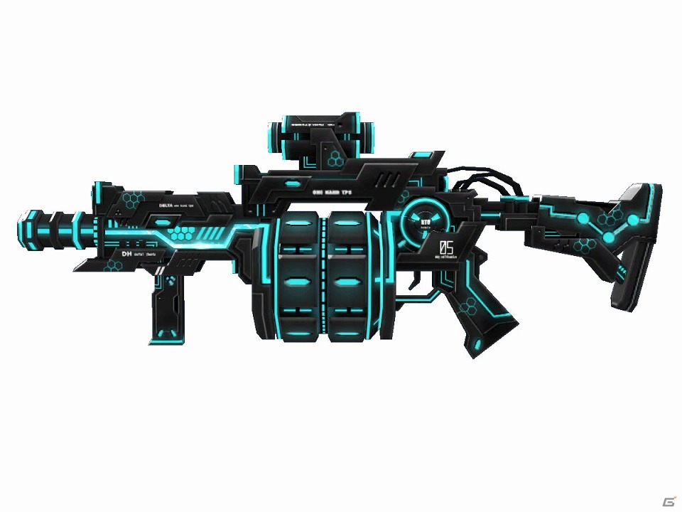 iOS/Android「無人戦争2099」近未来感たっぷりの武器「グレネードランチャー［NGL-M1］」と衣装が登場！の画像3