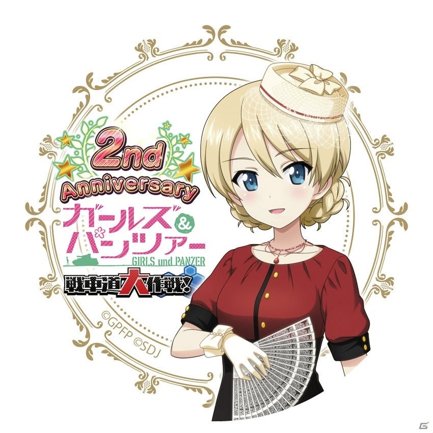 「ガールズ＆パンツァー 戦車道大作戦！」2周年記念衣装生徒が追加登場！大洗町でのガチャくじも実施の画像13