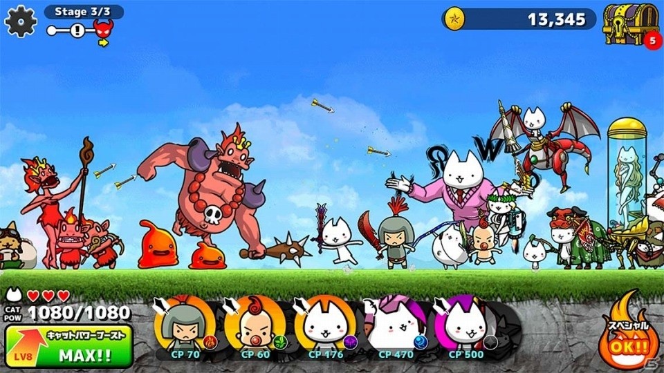 「にゃんこ大戦争」制作者がおくる新たなにゃんこが爆誕―ヤバかわ！がちんこRPG「ぼくとネコ」がiOS/Android向けに配信開始の画像3