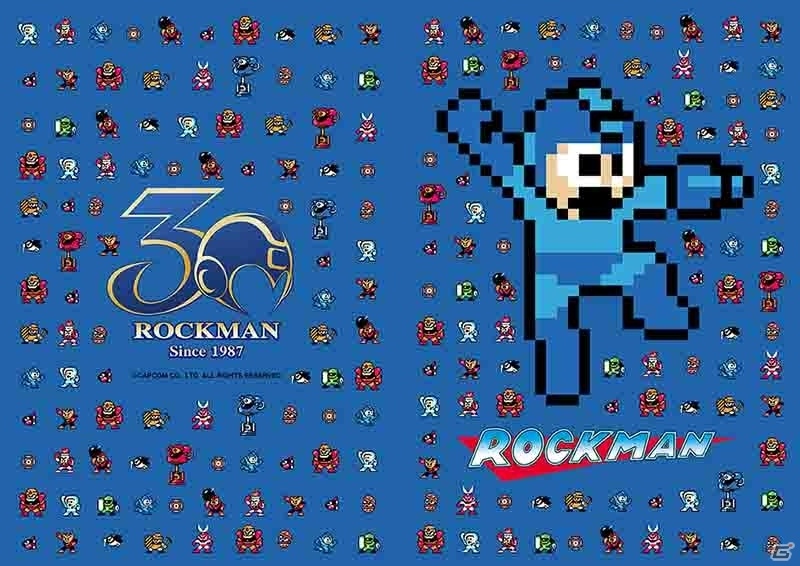 Tシャツやフィギュアがついた「ロックマン」「ストリートファイター」30周年記念フレーム切手セットが発売の画像2