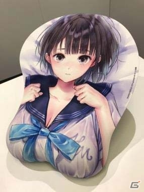 岸田メル氏の描き下ろしイラストを使用した「等身大マウスパッド 白井日菜子（BLUE REFLECTION）」の受注販売が12月1日スタートの画像10