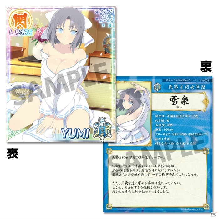 KAGURAキャスティング総選挙で選ばれた4人のエピソードが楽しめる「閃乱カグラ NewWave Gバースト ドラマCD＆リアルカードセット」の予約受付がスタートの画像3