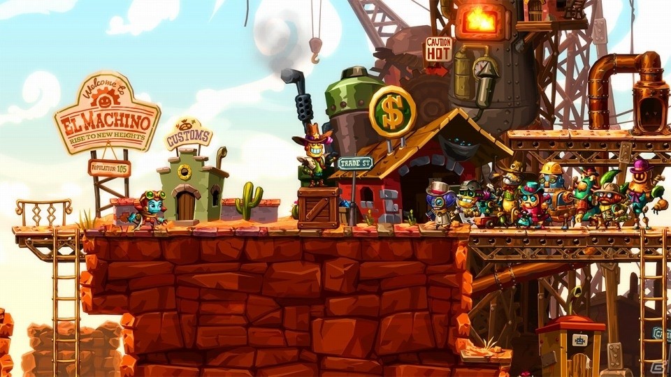 Nintendo Switch「スチームワールドディグ2」が配信開始！スチームボットがツルハシで道を切り開く地底大冒険掘削アクションの画像6