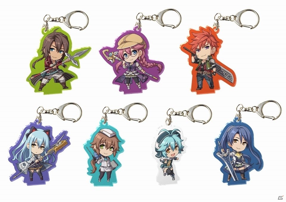 閃の軌跡」シリーズよりティオやアガットなどがラインナップした「閃の軌跡 2WAY アクリルキーホルダーコレクション vol.1」が12月22日に発売  | Gamer