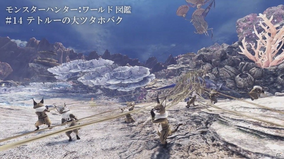 「モンスターハンター：ワールド」フィールドに息づく環境生物の生態にも注目の紹介動画「モンスターハンター：ワールド図鑑」第二弾が公開の画像6