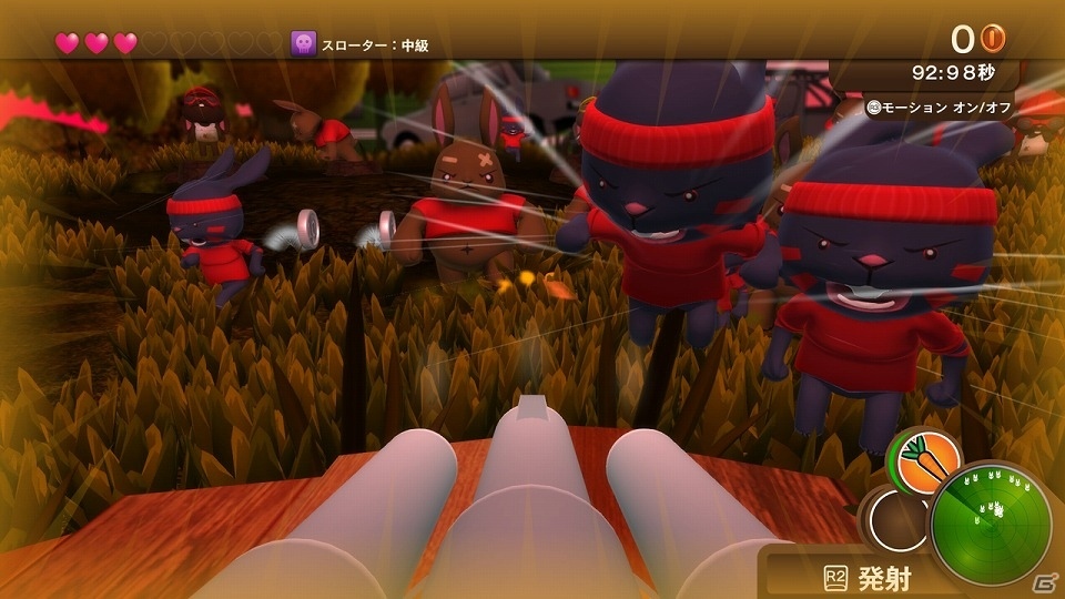 次々に現れる悪いウサギを撃ちまくれ！モグラ叩き感覚のシューティングゲーム「ブラステムバニーズ 悪いウサギをヤッつけろ！」がPS4/PS Vita向けに配信の画像5