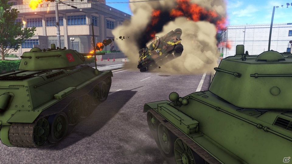 PS4「ガールズ＆パンツァー ドリームタンクマッチ」感想戦モードで振り返る「劇場版」序盤の内容を紹介！の画像3
