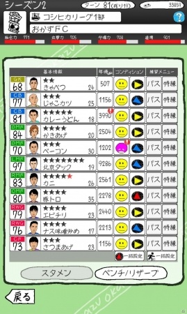 好きなおかずの組み合わせでサッカーチームを作ろう！iOS/Android「おかずサッカー」の事前予約受付が開始の画像3