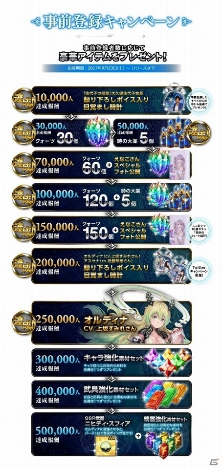 iOS/Android「ORDINAL STRATA」事前登録者数が25万人を突破！上坂すみれさん演じる“オルディナ”のプレゼントが決定の画像2