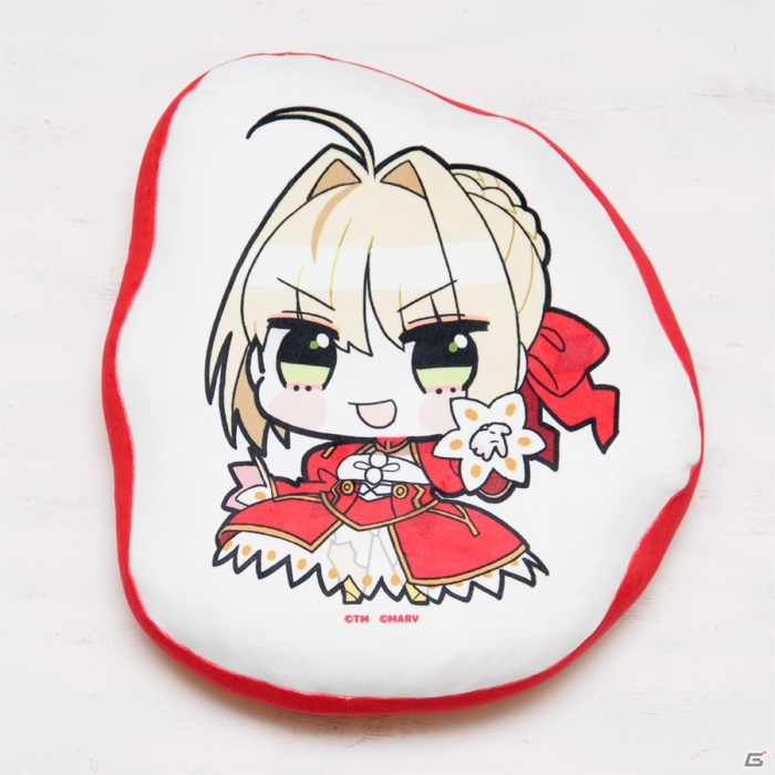 ワダアルコ氏のデフォルメイラストを使用した「Fate/EXTELLA むにゃもちクッション」5種の予約受付がスタートの画像2