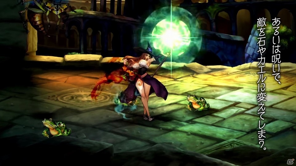 PS4「ドラゴンズクラウン・プロ」キャラ紹介映像第4弾「ソーサレス篇」が公開！の画像2