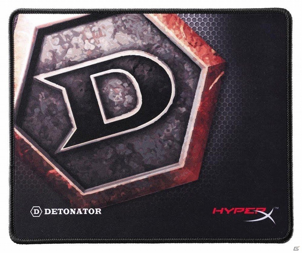 HyperX、DeToNatorとコラボした「Fury S プロゲーミングマウスパッド」を発表！本日より先行予約販売も開始の画像1