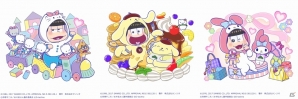 iOS/Android「にゅ～パズ松さん 新品卒業計画」ハローキティたちと6つ子の共演！サンリオキャラクターズコラボイベントがスタートの画像3