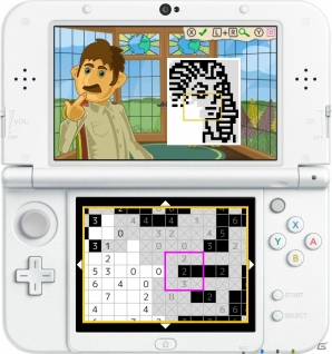 数字をヒントに「モザイクアート」を作ろう！「モザイクアート Fill-a-Pix」がニンテンドー3DS向けに12月13日配信の画像5