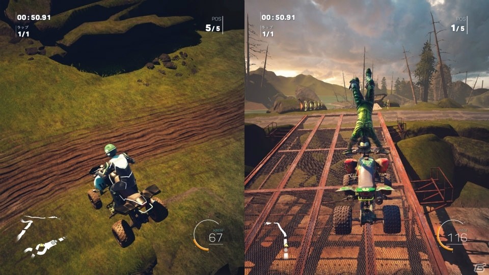 「ATVドリフト＆トリックス」大迫力のドリフトが収録されたゲームプレイトレイラーが公開！の画像7