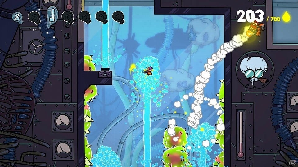 ノンストップ2Dインクアクション「スプラッシャー」がSwitch向けに配信！複数のインクを使い分けて縦横無尽に駆け回ろうの画像4