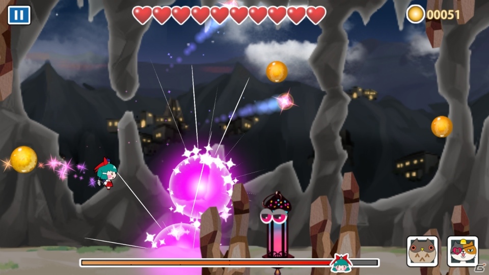 浮遊感がクセになるフラッピングアクション「アーカーワールド ～みらいちゃんと天空のルーア～」がiOS/Android向けに配信開始！の画像3