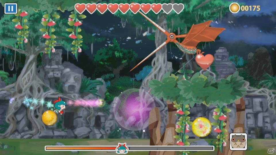 浮遊感がクセになるフラッピングアクション「アーカーワールド ～みらいちゃんと天空のルーア～」がiOS/Android向けに配信開始！の画像6