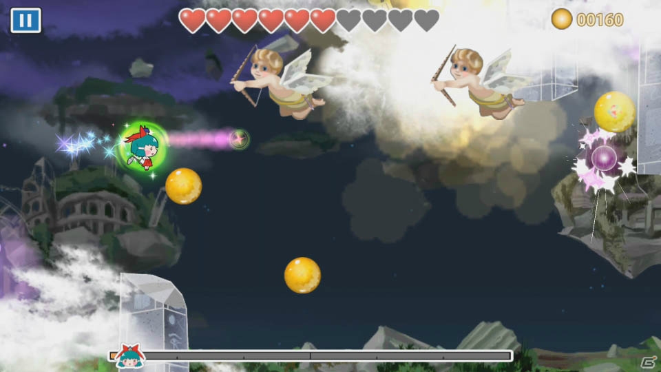 浮遊感がクセになるフラッピングアクション「アーカーワールド ～みらいちゃんと天空のルーア～」がiOS/Android向けに配信開始！の画像7