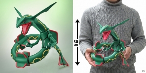 伝説のポケモン「レックウザ」が全高約30cmの大ボリュームで立体化