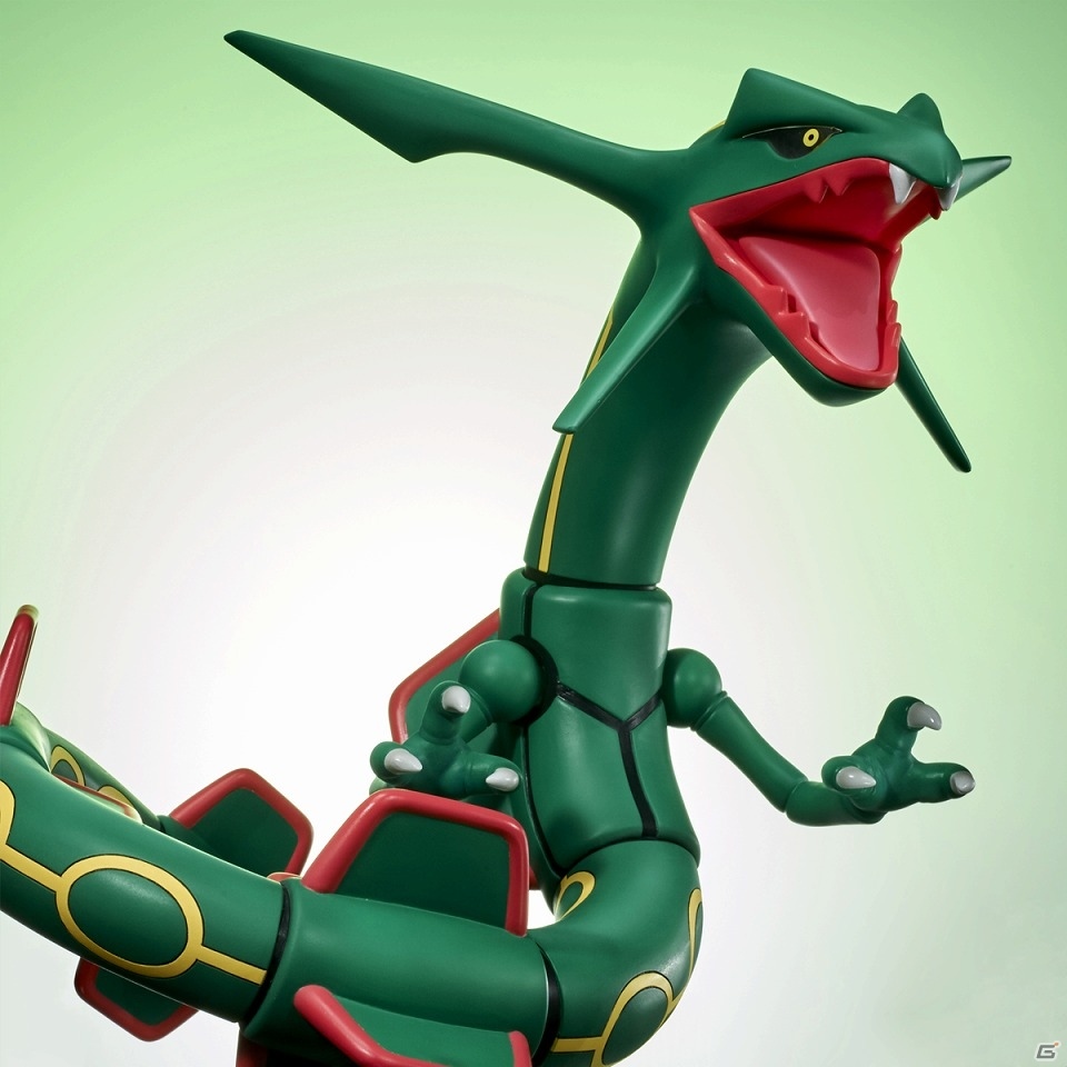 伝説のポケモン「レックウザ」が全高約30cmの大ボリュームで立体化！「ギガンティックシリーズNEO レックウザ」が2018年3月に発売の画像3