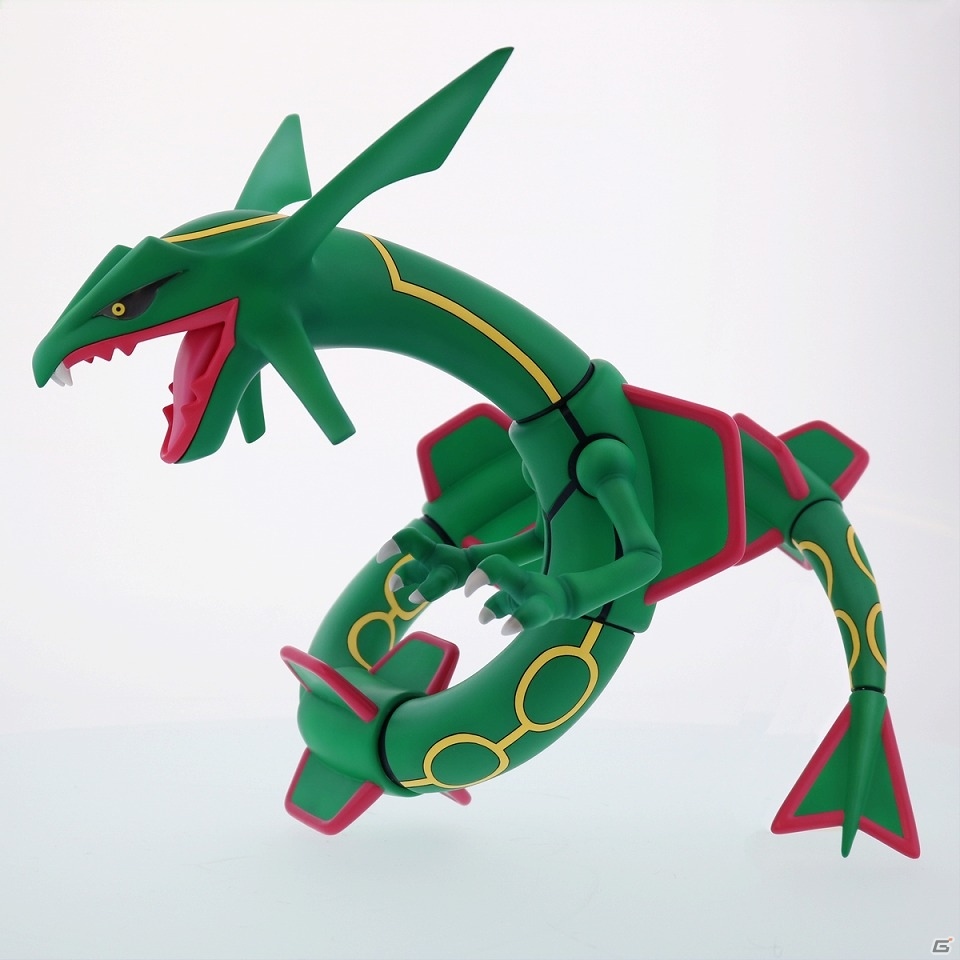 伝説のポケモン「レックウザ」が全高約30cmの大ボリュームで立体化！「ギガンティックシリーズNEO レックウザ」が2018年3月に発売の画像4