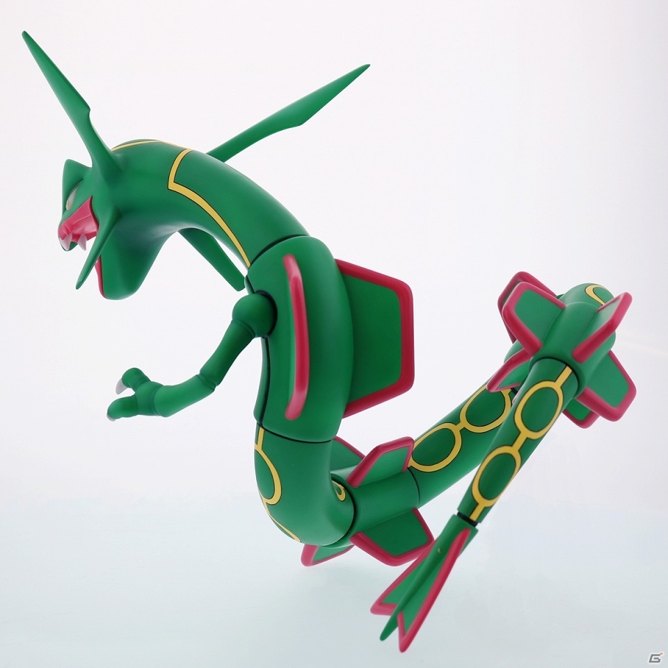 伝説のポケモン「レックウザ」が全高約30cmの大ボリュームで立体化！「ギガンティックシリーズNEO レックウザ」が2018年3月に発売の画像5