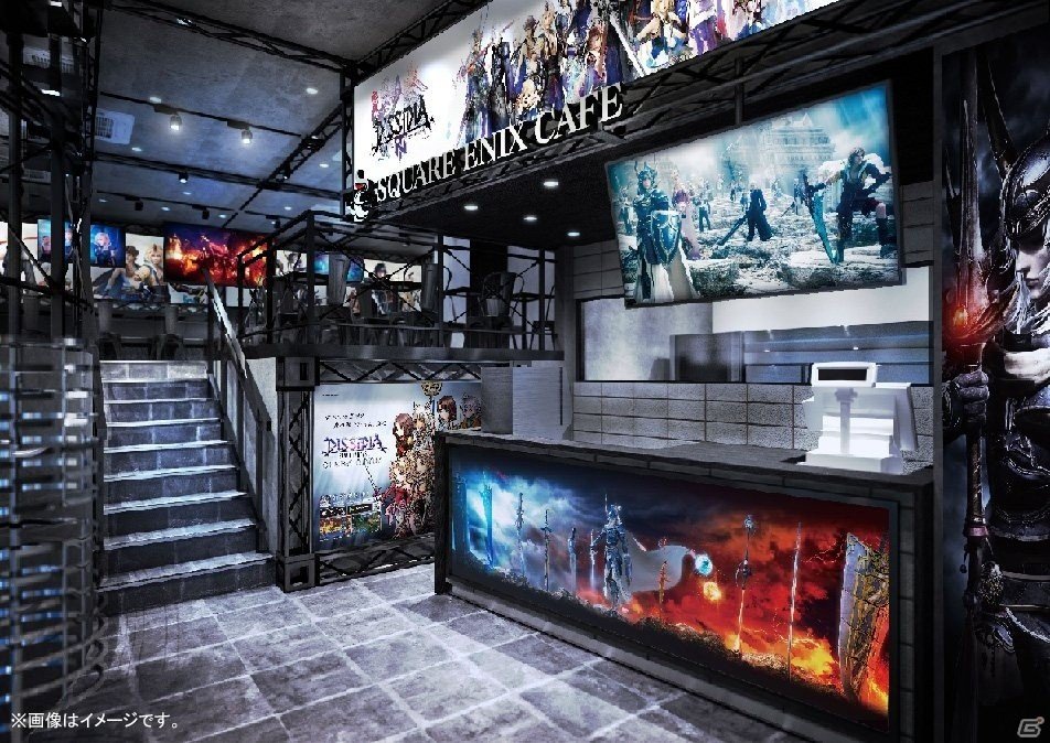 PS4「ディシディア ファイナルファンタジーNT」スクエニ系カフェ3店舗で合同コラボキャンペーンが12月16日より開催の画像1