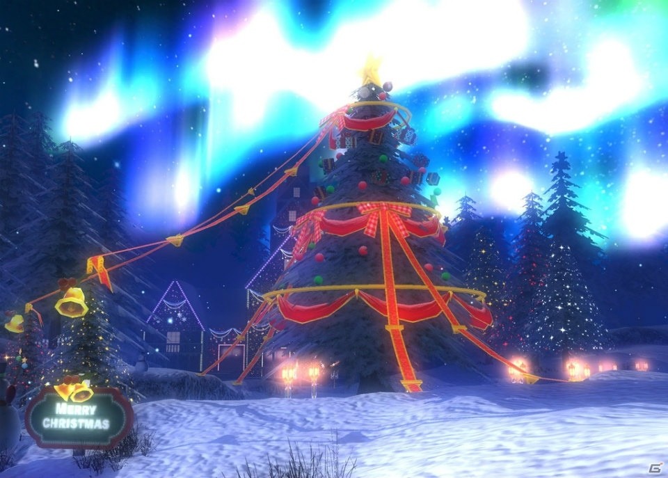「アヴァベルオンライン」クリスマスイベントが開催！スノーロッジを飾り付けてクリスマスをお祝いしようの画像1