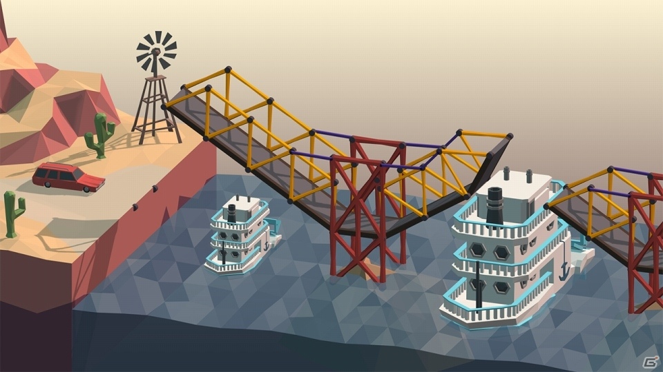 アクロバティックな橋づくりの時代がNintendo Switchに到来―橋建設シミュレーター「Poly Bridge」が配信開始の画像3