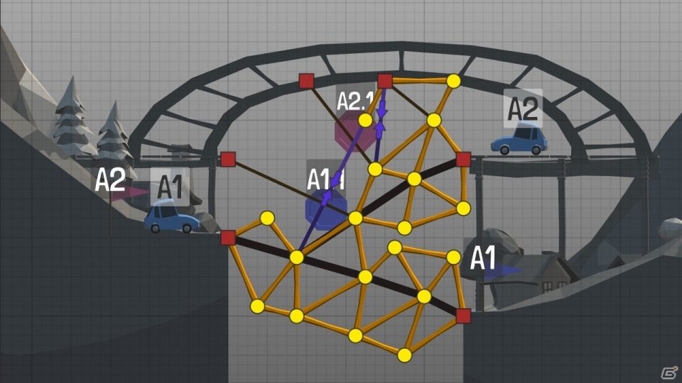 アクロバティックな橋づくりの時代がNintendo Switchに到来―橋建設シミュレーター「Poly Bridge」が配信開始の画像7