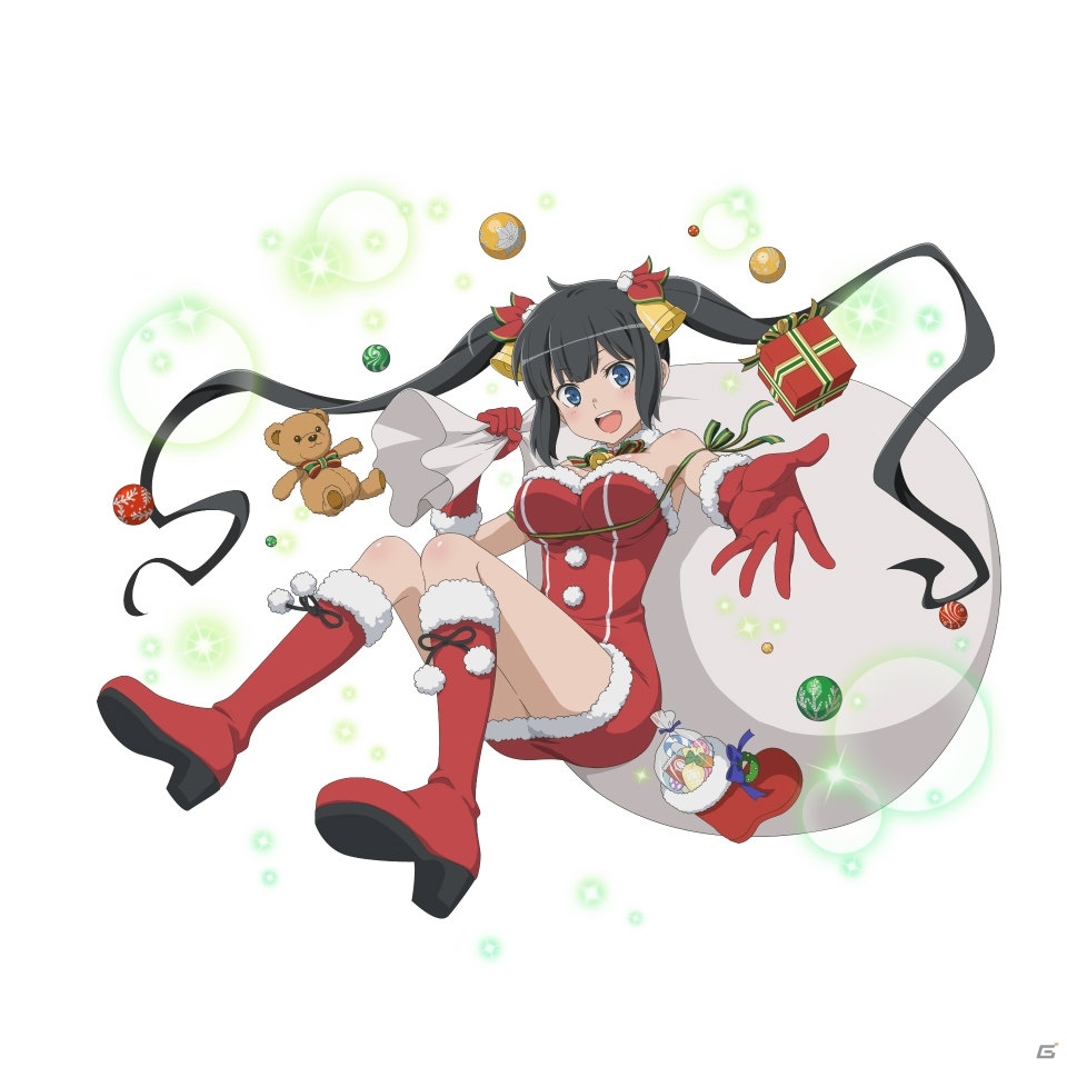 「ダンまち～メモリア・フレーゼ～」初のクリスマスイベントがスタート！ヘスティア、アイズ、レフィーヤたちが限定衣装で登場の画像1