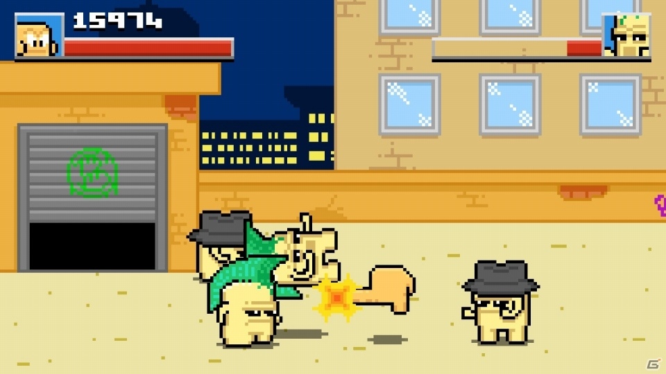 クラシックスタイルのストリートアクション「スクウェアボーイ リベンジファイト」がNintendo Switch向けに配信開始の画像4