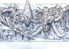 「ファイナルファンタジーXIV」邪竜ニーズヘッグと竜騎士エスティニアンをデザインした雪像“白銀の決戦”が「第69回さっぽろ雪まつり」に出展！物販情報も公開