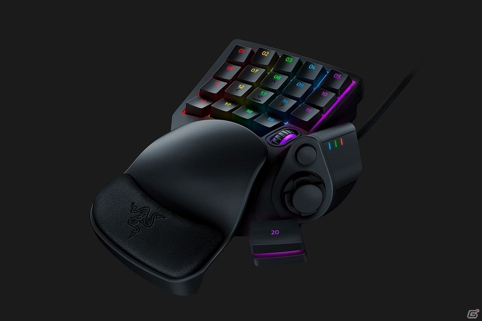 RAZER、MMOやFPSに最適な左手用キーパッド「Tartarus V2」を発売―8方向サムパッドとスクロールホイールを搭載しメカメンブレン機構を採用の画像1