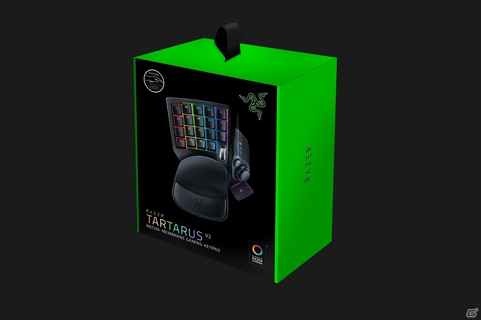 RAZER、MMOやFPSに最適な左手用キーパッド「Tartarus V2」を発売―8方向サムパッドとスクロールホイールを搭載しメカメンブレン機構を採用の画像5