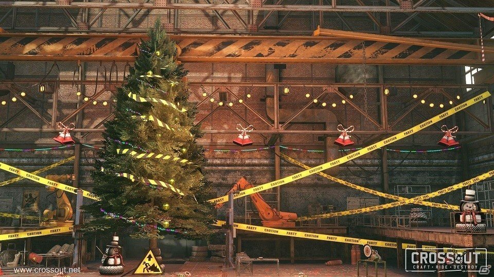 PC版「CROSSOUT」サンタのソリ型のホバーや赤い大型クローラーが手に入る「クリスマスイベント」が開催！の画像1