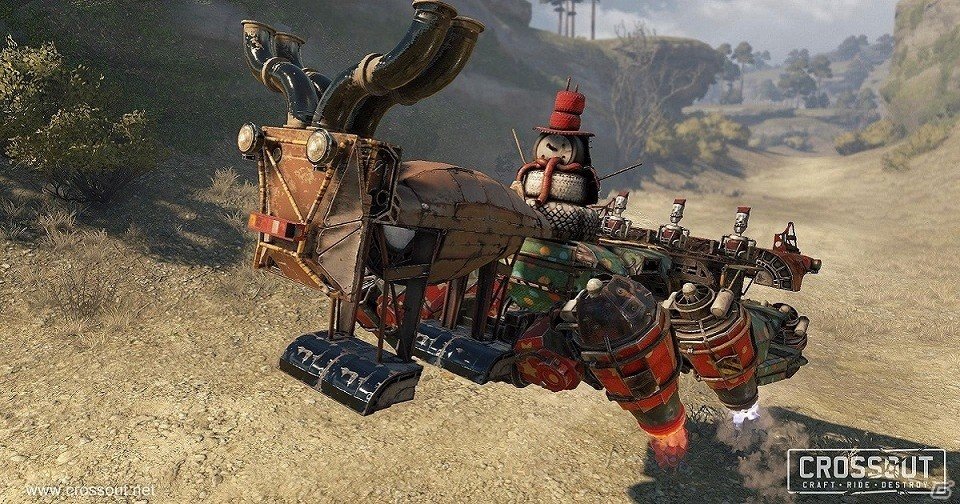 PC版「CROSSOUT」サンタのソリ型のホバーや赤い大型クローラーが手に入る「クリスマスイベント」が開催！の画像4