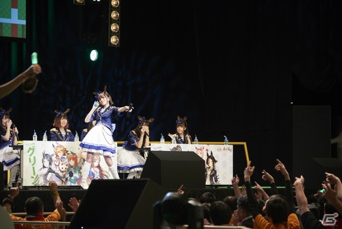 「ウマ娘 プリティーダービー 2017年ファイナルイベント＆アニメ新情報発表会 有明記念」レポート―レーストラックに見立てたステージ上でトークやライブで大盛り上がり！の画像28