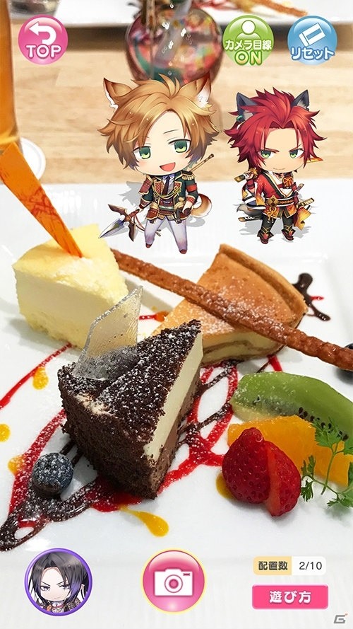 「戦刻ナイトブラッド」のちびキャラ武将と写真が撮れるARカメラアプリが配信開始！記念キャンペーンも実施の画像3
