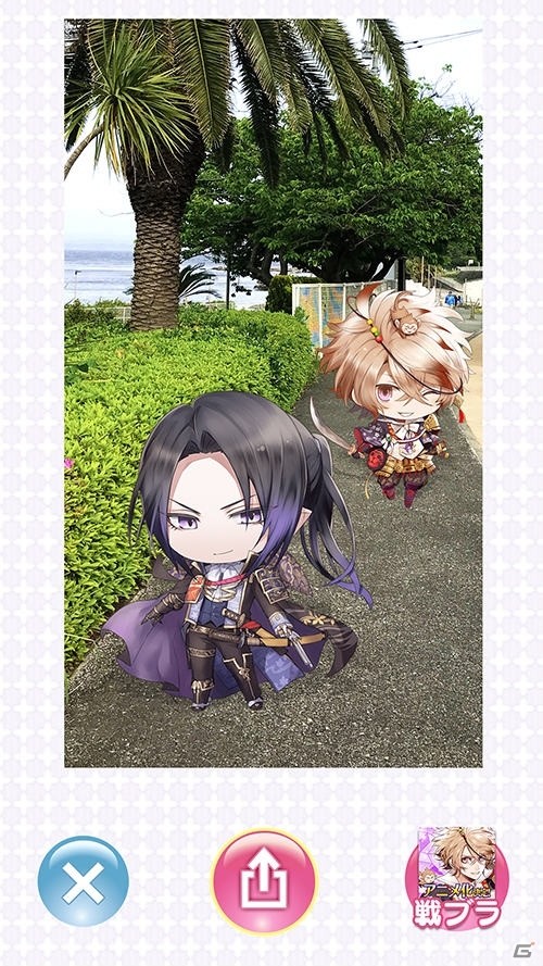 「戦刻ナイトブラッド」のちびキャラ武将と写真が撮れるARカメラアプリが配信開始！記念キャンペーンも実施の画像4