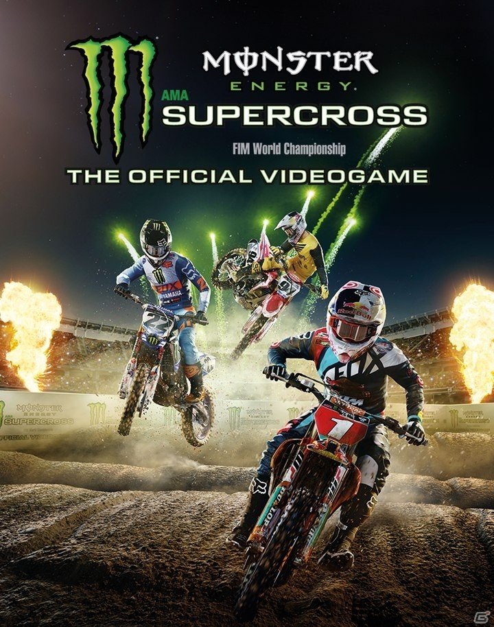 PS4/Nintendo Switch「Monster Energy Supercross」が2018年3月22日に発売決定―世界最高峰のオフロードレースを堪能！の画像1