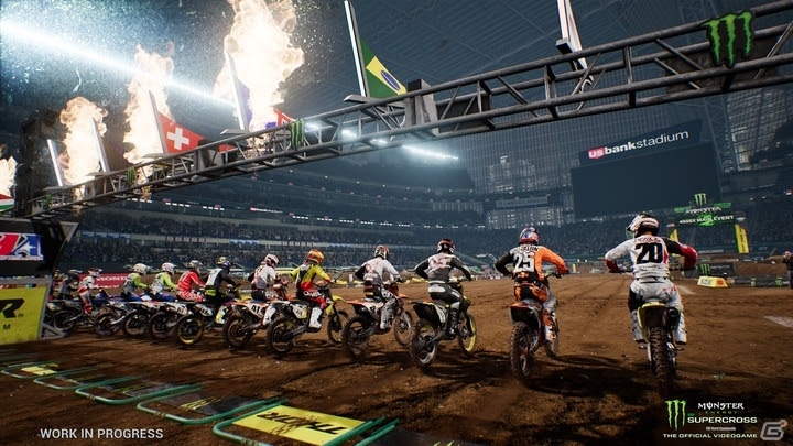 PS4/Nintendo Switch「Monster Energy Supercross」が2018年3月22日に発売決定―世界最高峰のオフロードレースを堪能！の画像4
