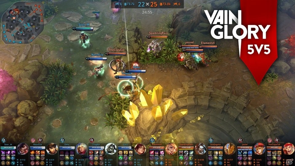 モバイルMOBA「Vainglory」に5VS5モードが登場―2018年2月に配信予定の画像3