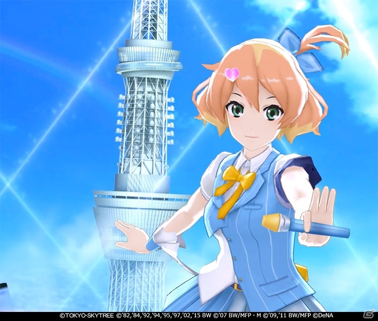 「歌マクロス スマホDeカルチャー」東京スカイツリーとのコラボが決定！大画面でプレイできる「デカ☆歌マクロス」や新機能「ARモード」を使った企画もの画像1