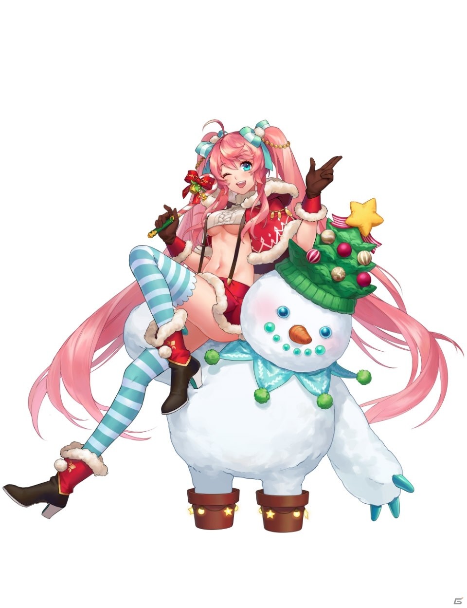 iOS/Android「ルナプリ from 天使帝國」サンタコスチュームのキャラクターが登場！クリスマスイベントも開催中の画像3