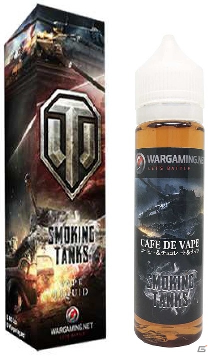 「World of Tanks」ガルパンとのイベントにてフレーバーガジェット“VAPE”のリキッドメーカー「MK Lab」とコラボが決定！の画像1